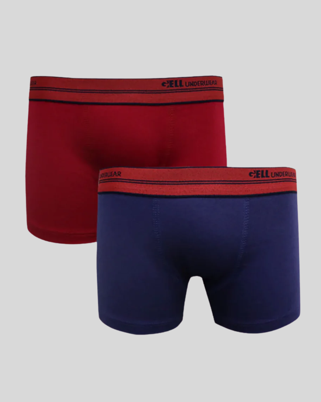 Kit 2 Cuecas Boxer Jovem Cotton