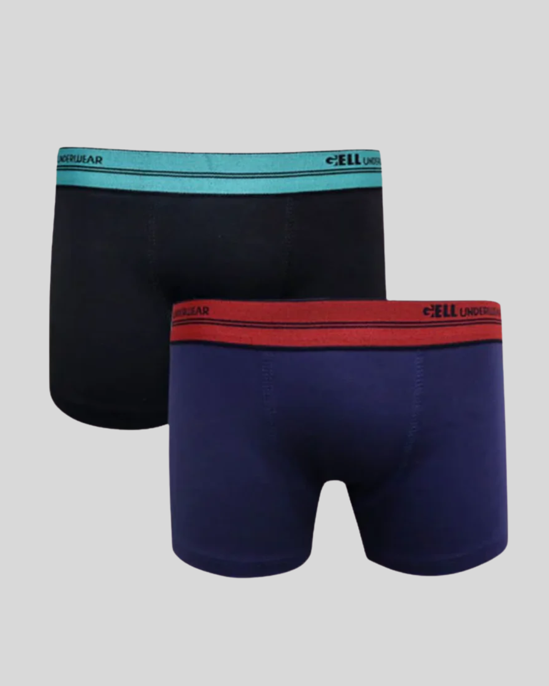 Kit 2 Cuecas Boxer Jovem Cotton