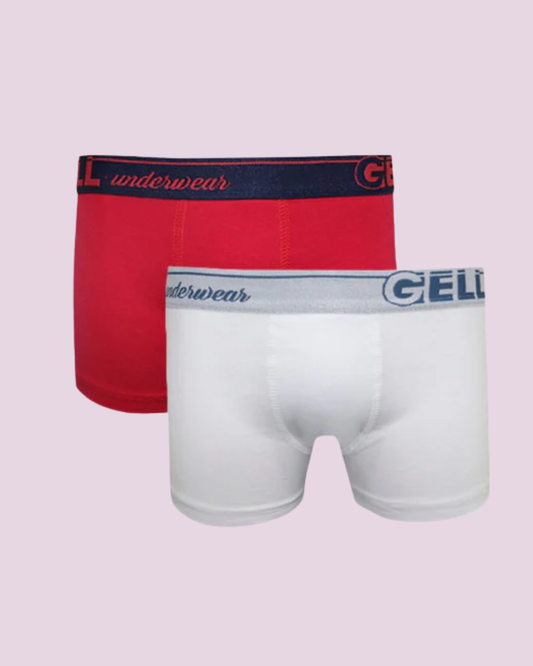Kit 2 Cuecas Boxer Kids Cotton