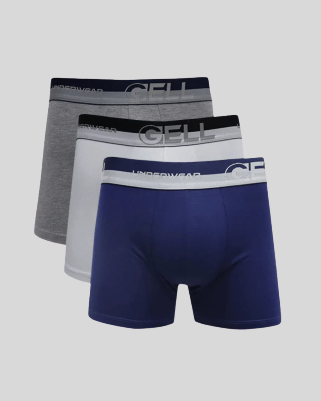 Kit 3 Cuecas Boxer Viscolycra Com Bojo
