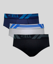 Kit 3 Cuecas Slip Jovem Algodão
