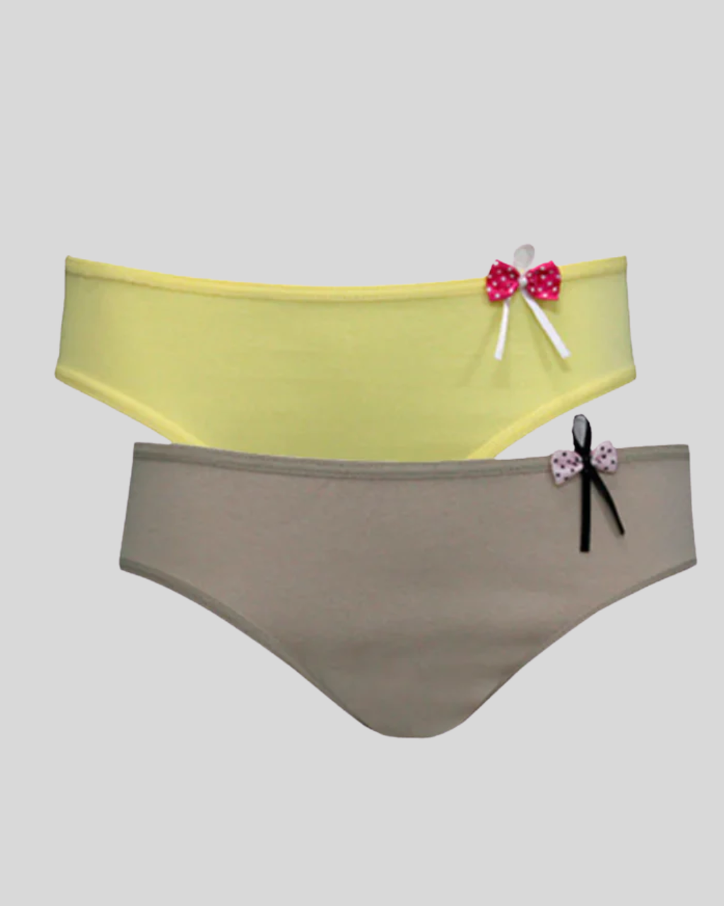 Kit 2 Calcinhas Jovem Cotton Liso