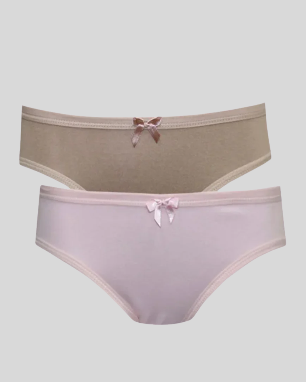 Kit 2 Calcinhas Jovem Cotton Liso