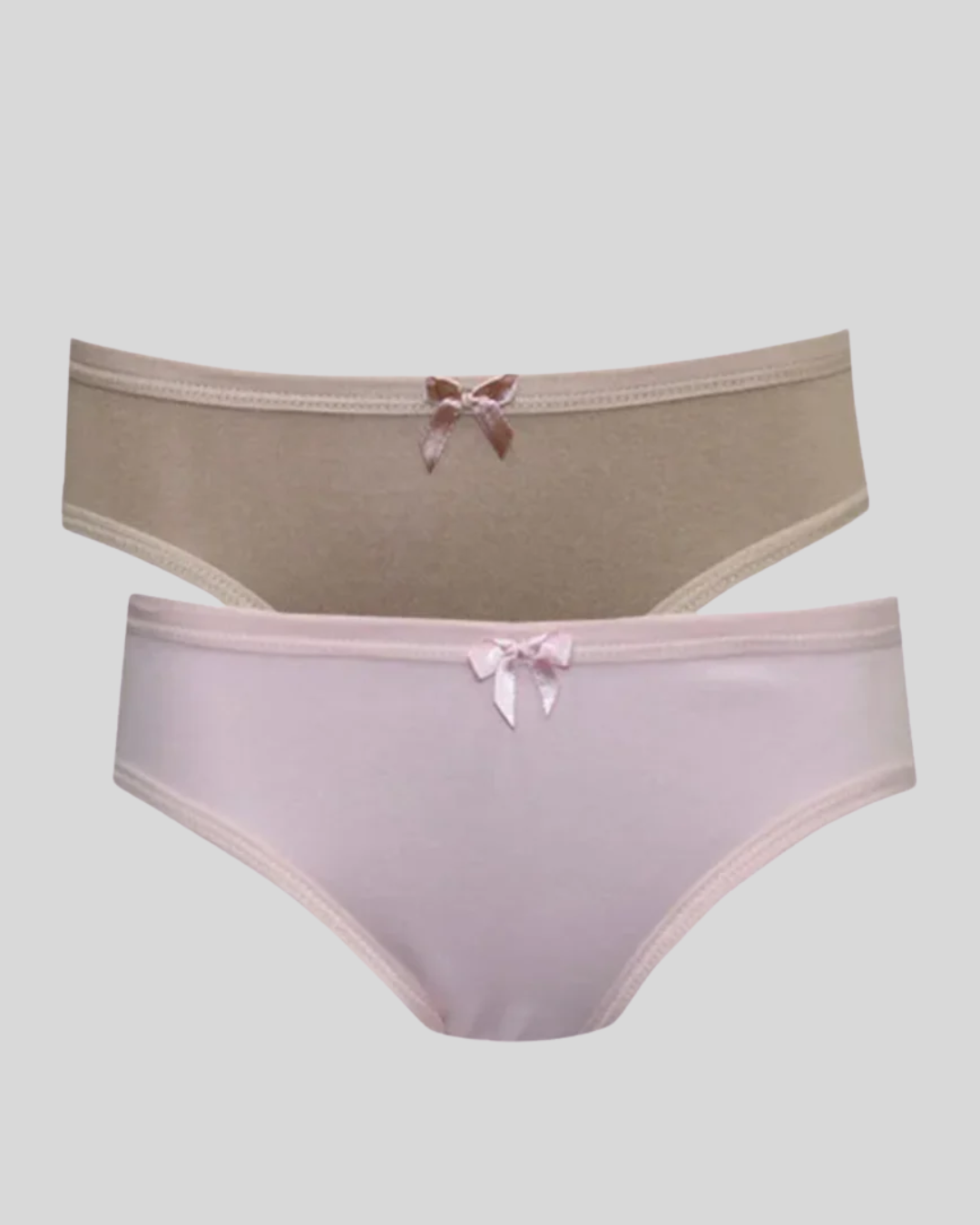Kit 2 Calcinhas Jovem Cotton Liso