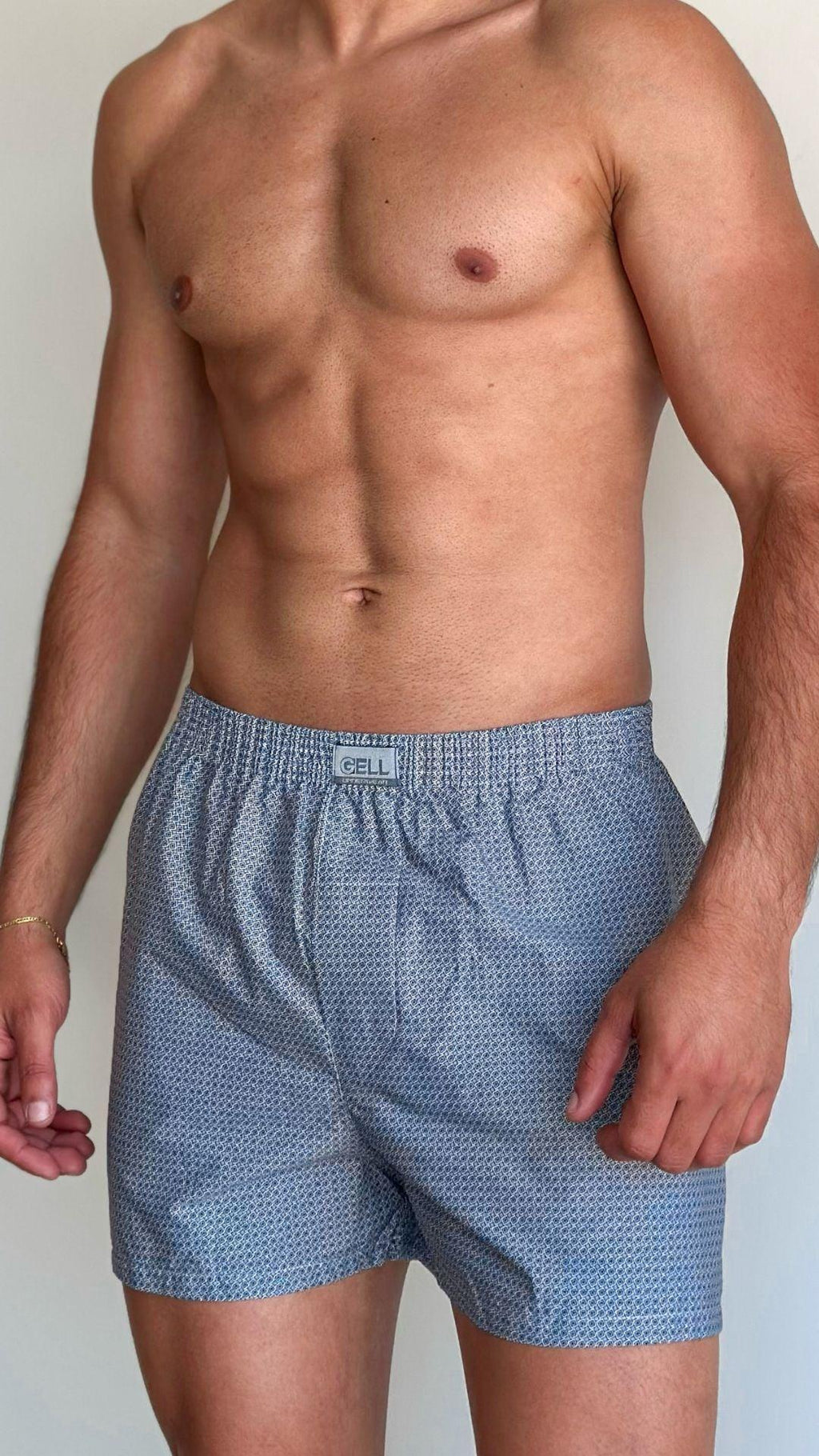 Cueca Samba Canção Bermuda Fio Tinto - Gell Store