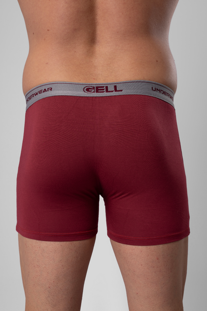 Kit 3 Cuecas Boxer Viscolycra Com Bojo