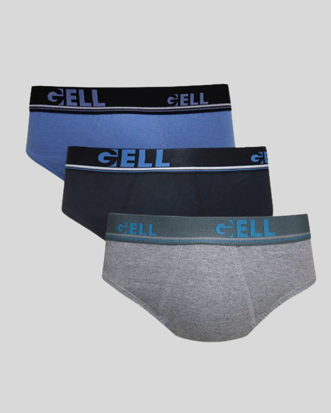 Kit 3 Cuecas Slip Algodão Elástico Personalizado Gell