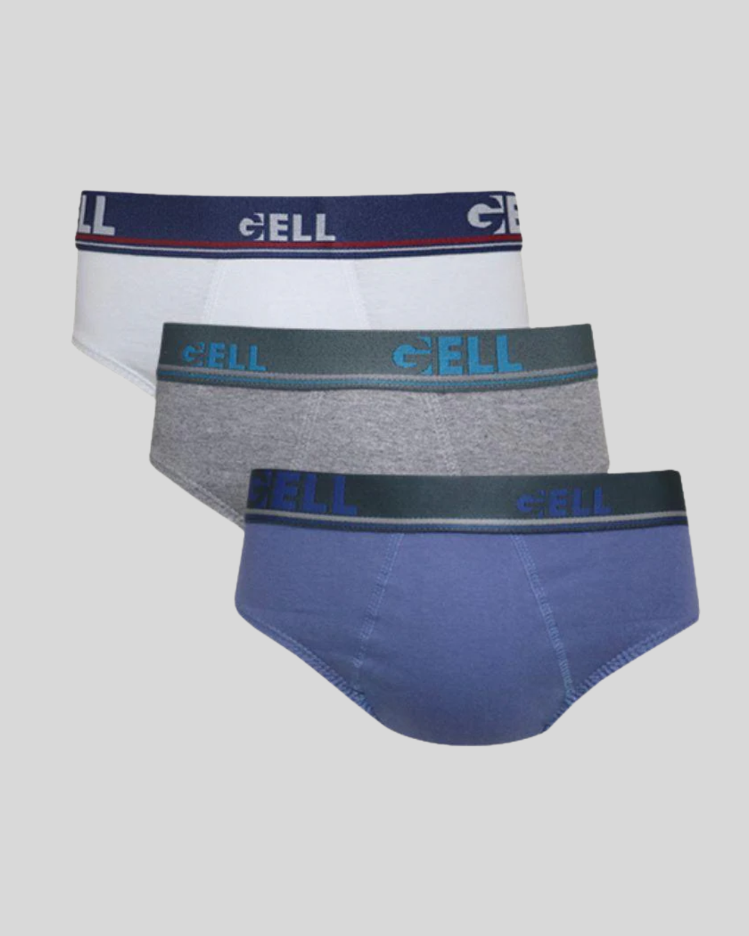 Kit 3 Cuecas Slip Algodão Elástico Personalizado Gell