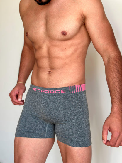 Cueca Boxer G.Force Mescla Sem Costura Elástico Diversas Cores - Gell Store