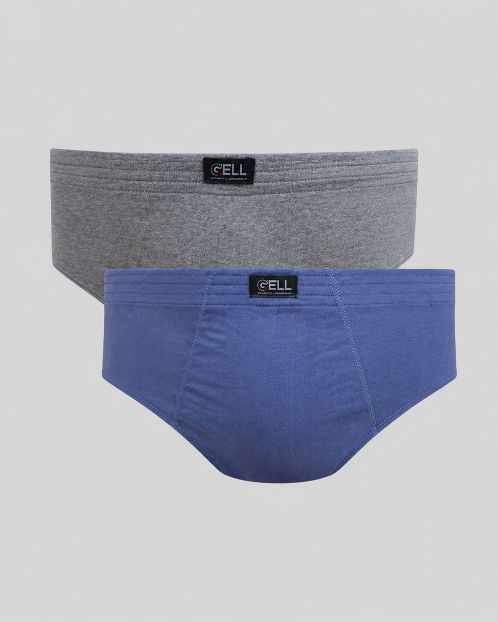 Kit 2 Cuecas Slip Plus Size Algodão Elástico Embutido