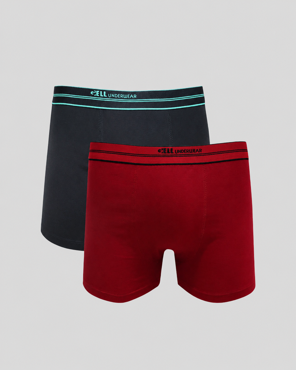 Kit 2 Cuecas Boxer Cotton