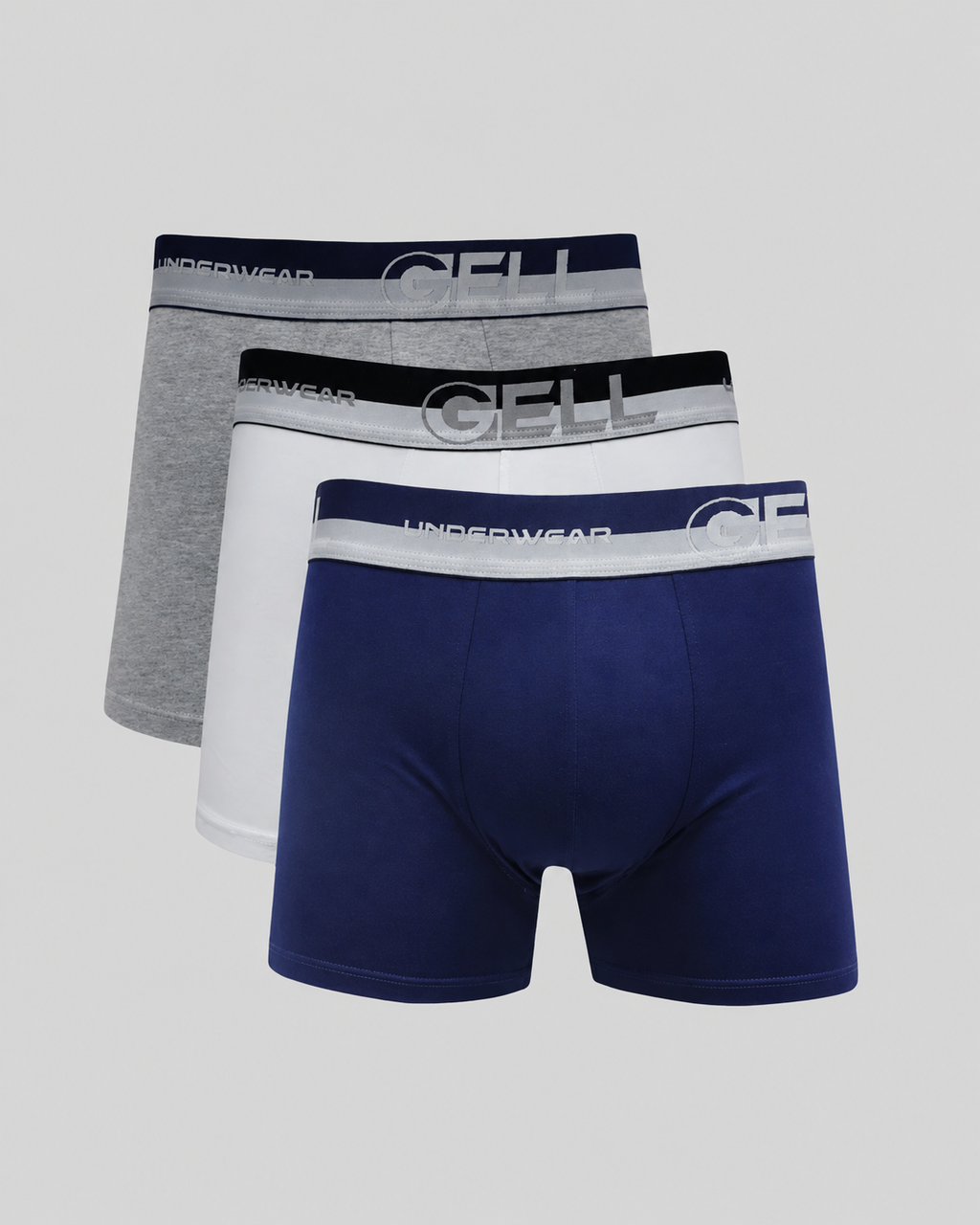 Kit 3 Cuecas Boxer Viscolycra Com Bojo