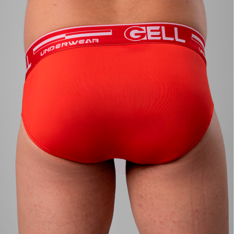 Kit 3 Cuecas Slip Microfibra Com Bojo E Elástico Personalizado Gell