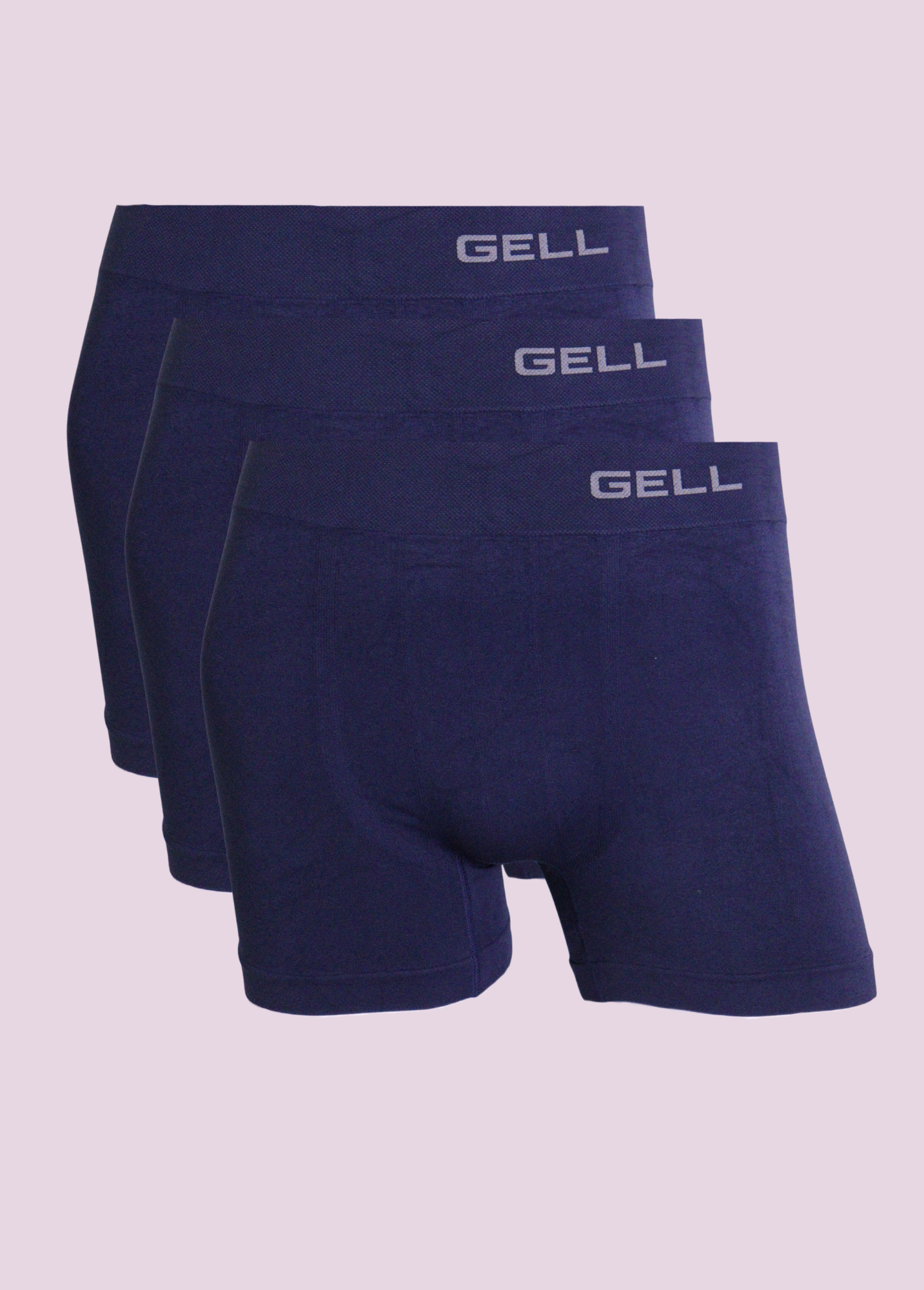 Kit 3 Cuecas Boxer Sem Costura