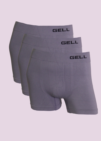 Kit 3 Cuecas Boxer Sem Costura