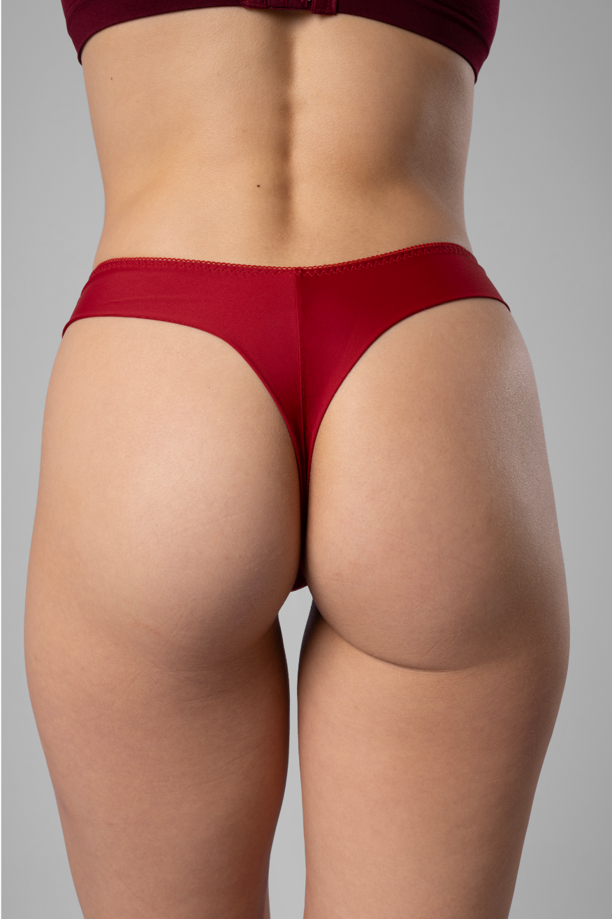 Calcinha fio Dental Com Renda Frontal