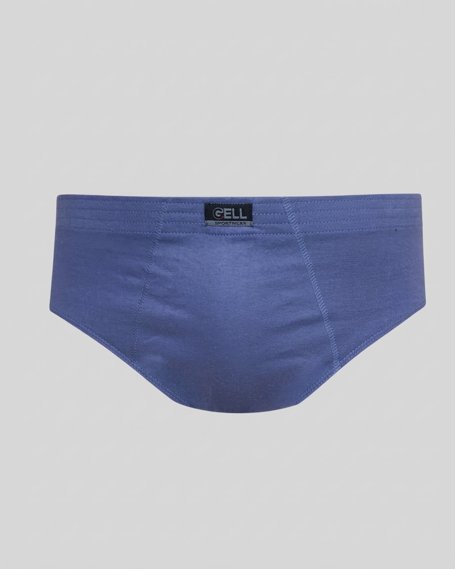 Cueca Slip Plus Size Algodão Elástico Embutido