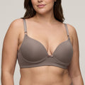 Sutiã De Base Plus Size Microfibra