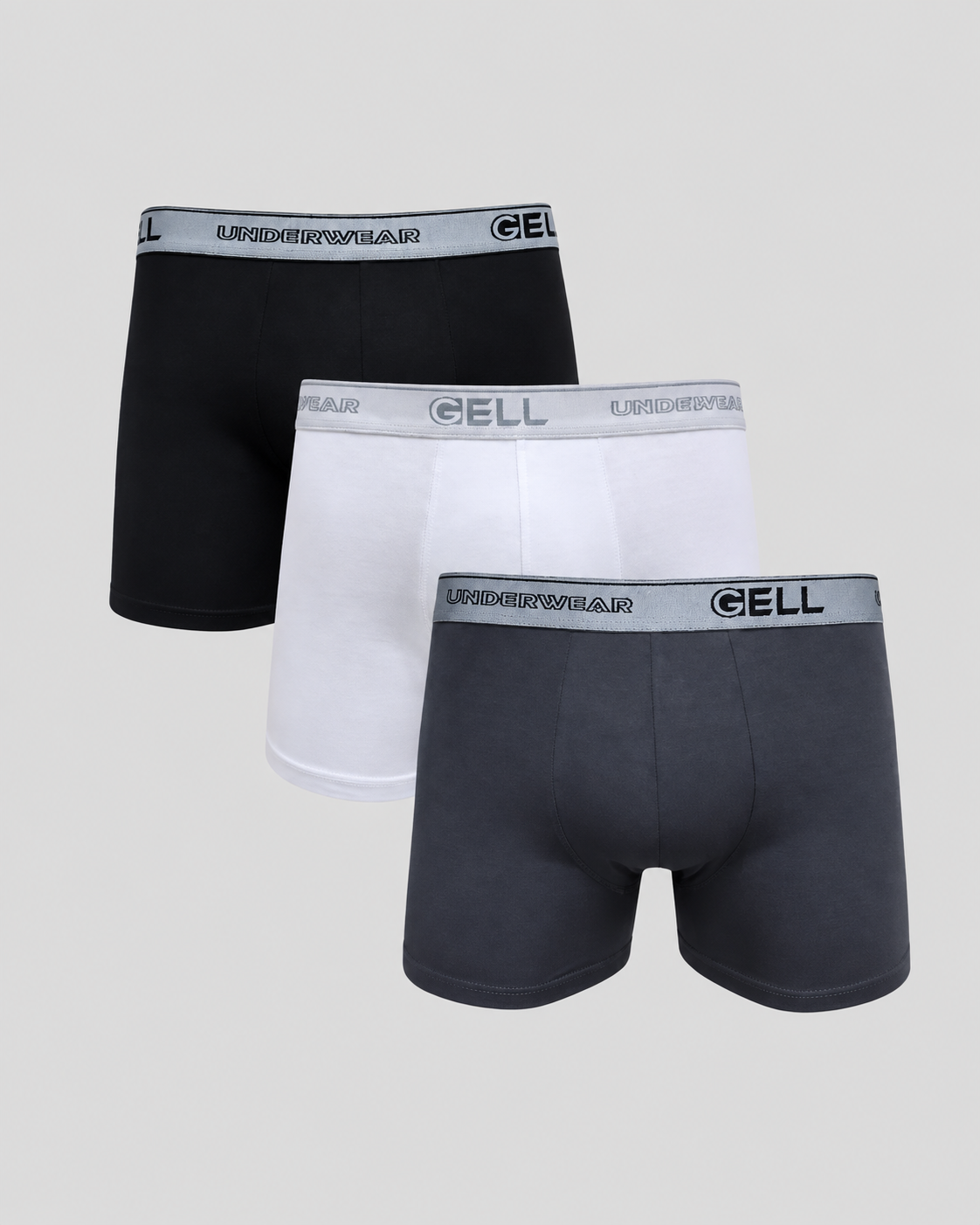 Kit 3 Cuecas Boxer Viscolycra Com Bojo
