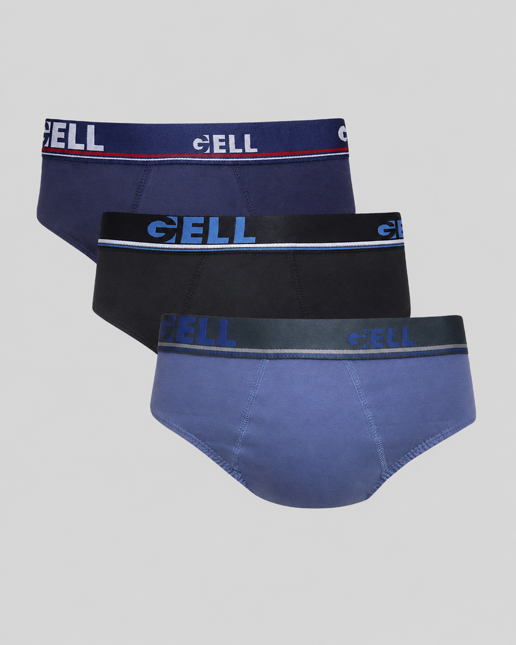 Kit 3 Cuecas Slip Algodão Elástico Personalizado Gell