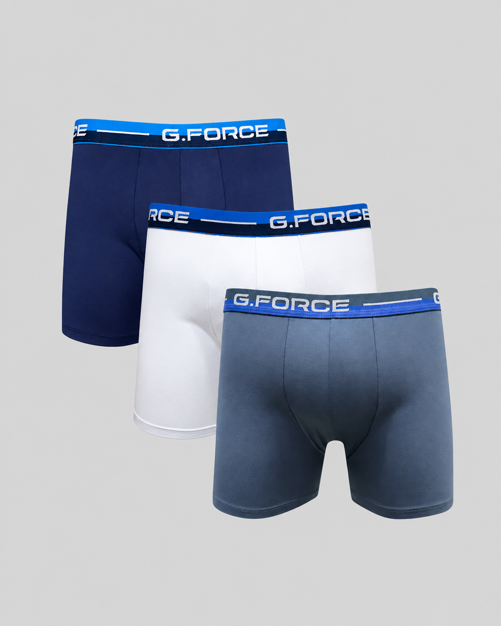 Kit 3 Cuecas Boxer G.Force Microfibra Com Bojo