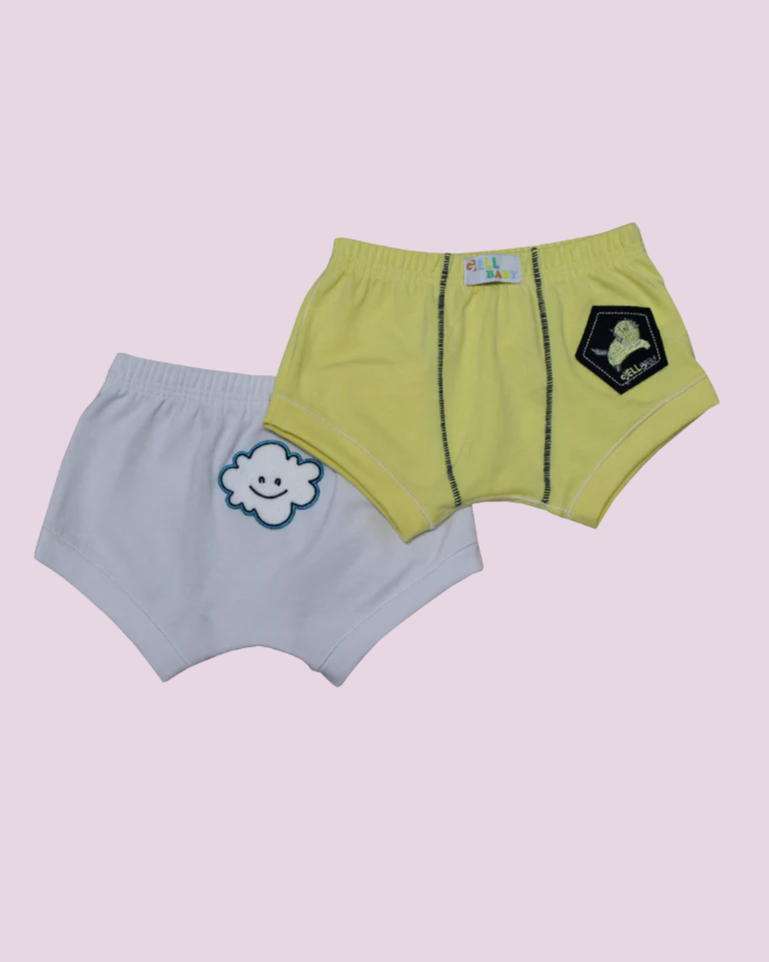 Kit 2 Cuecas Sunga Baby Cotton Com Bordado