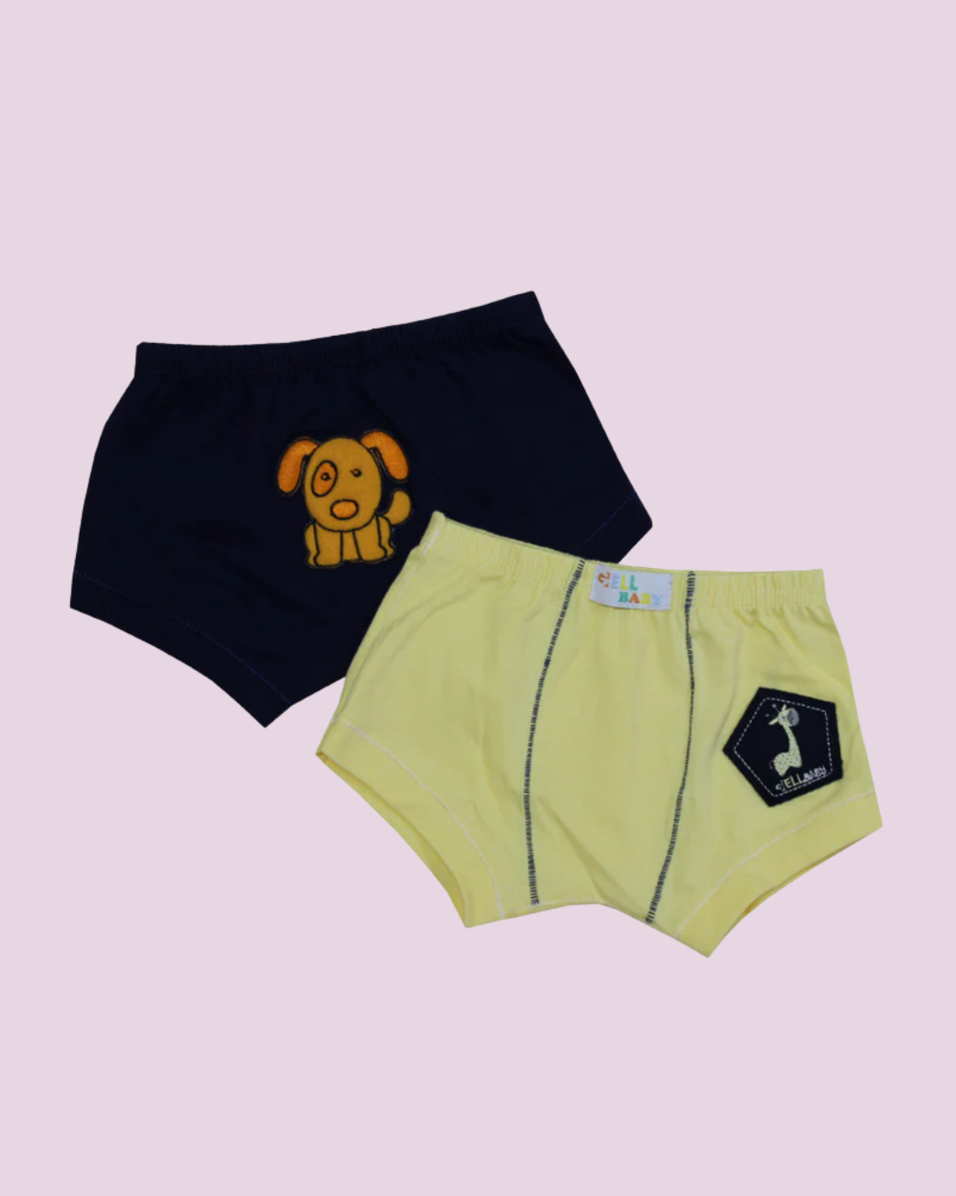 Kit 2 Cuecas Sunga Baby Cotton Com Bordado