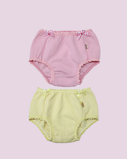 Kit 2 Calcinhas Baby Algodão