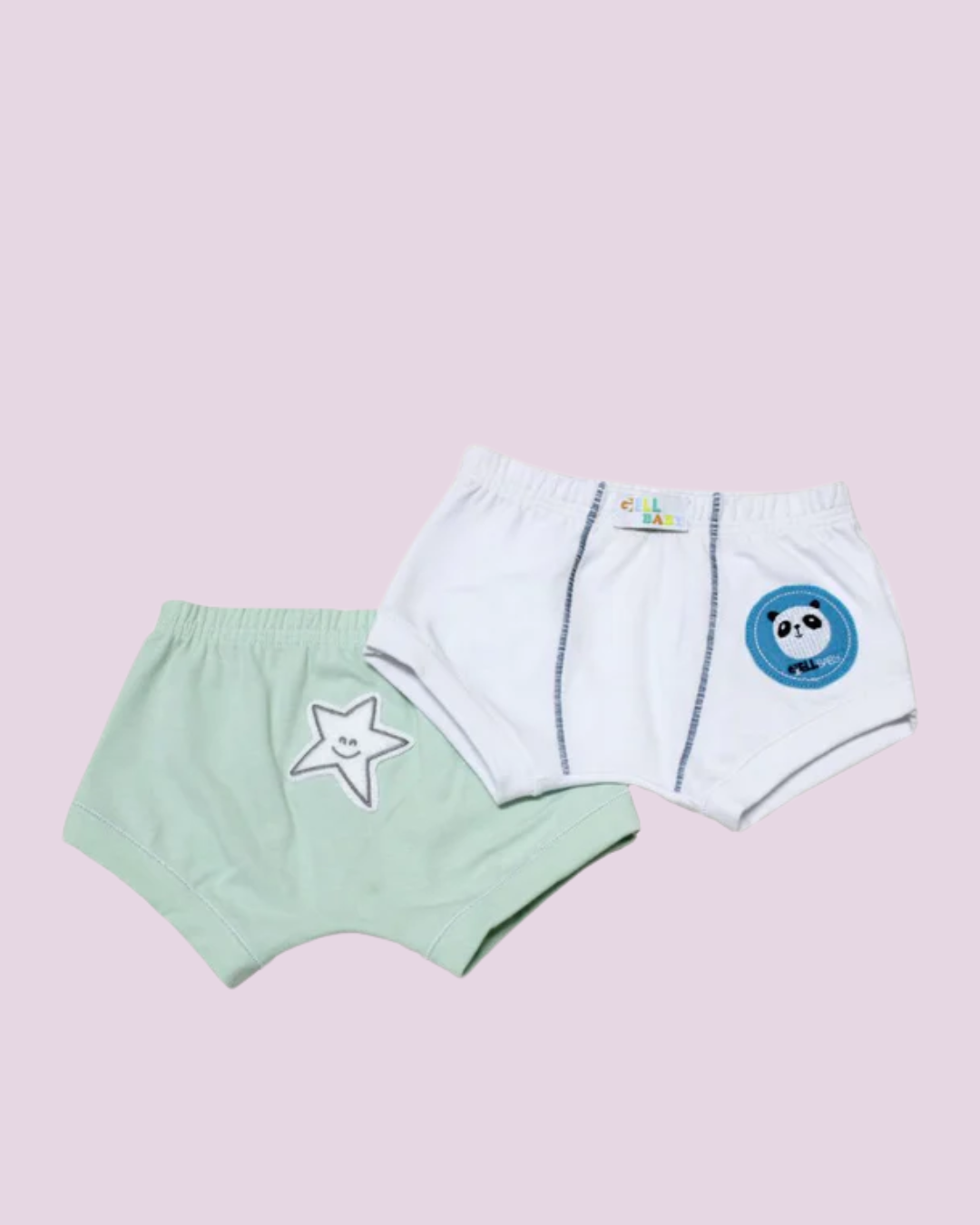 Kit 2 Cuecas Sunga Baby Cotton Com Bordado