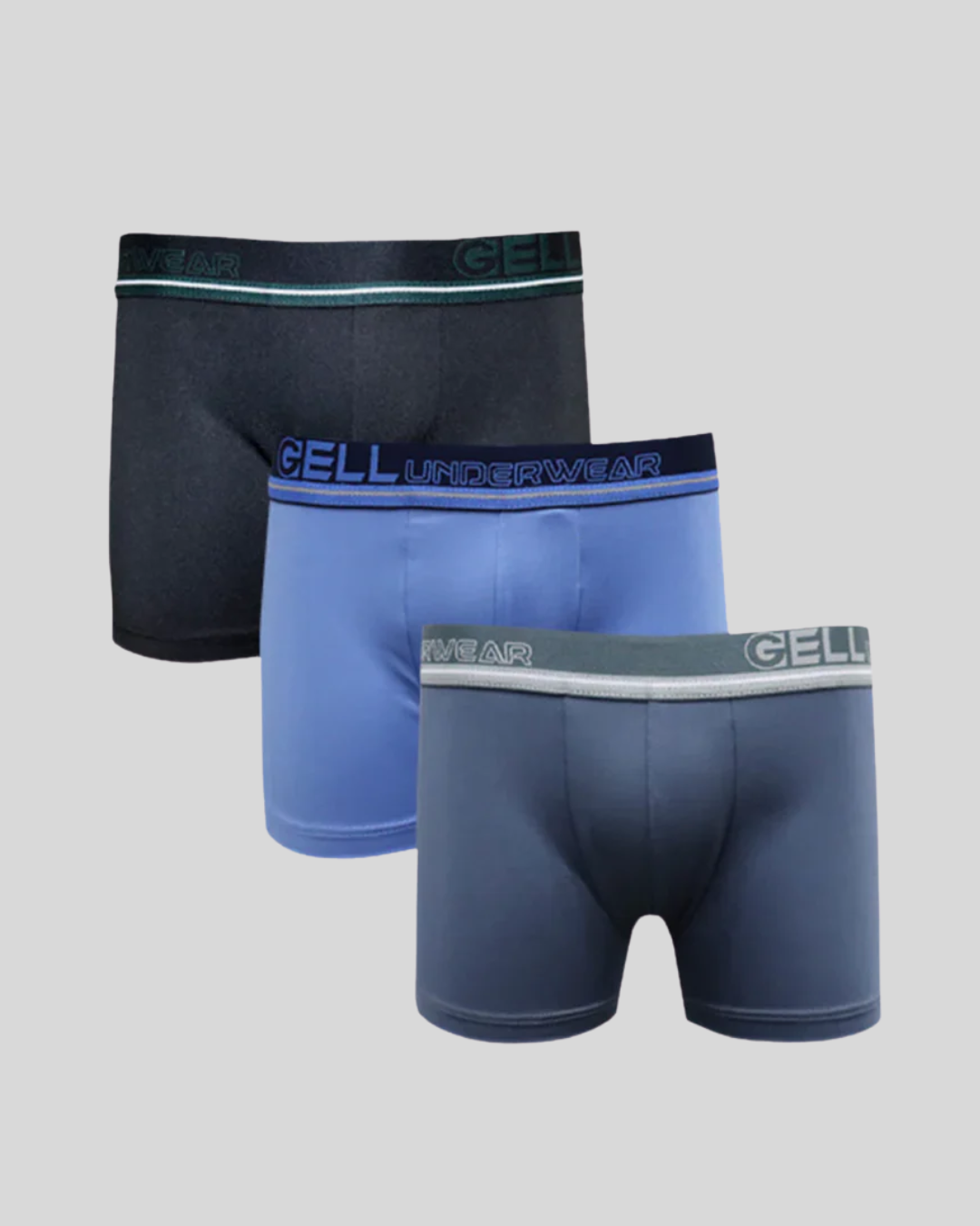 Kit 3 Cuecas Boxer Jovem Microfibra