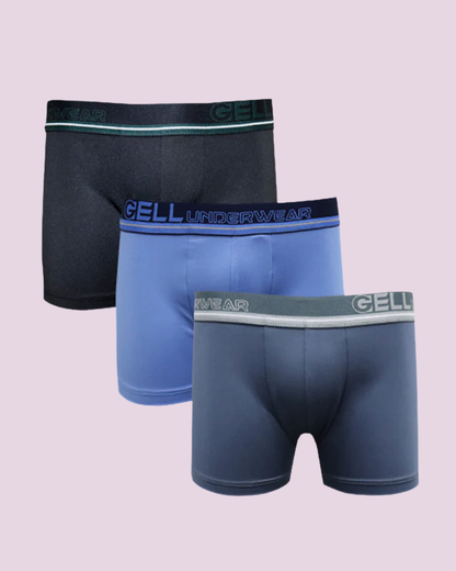Kit 3 Cuecas Boxer Jovem Microfibra