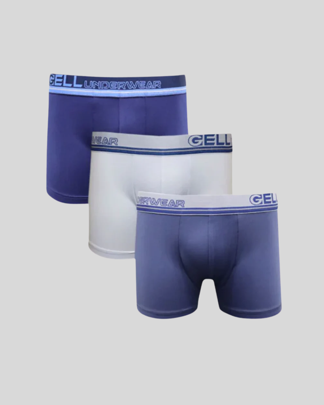 Kit 3 Cuecas Boxer Jovem Microfibra