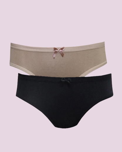 Kit 2 Calcinhas Jovem Cotton