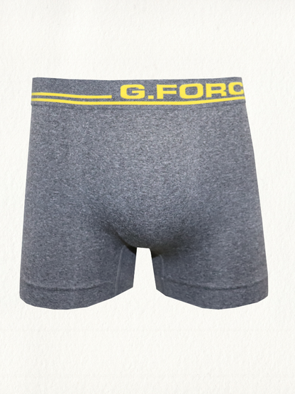 Cueca Boxer G.Force Mescla Sem Costura Elástico Diversas Cores - Gell Store