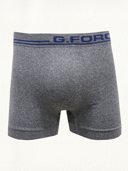 Cueca Boxer G.Force Mescla Sem Costura Elástico Diversas Cores - Gell Store