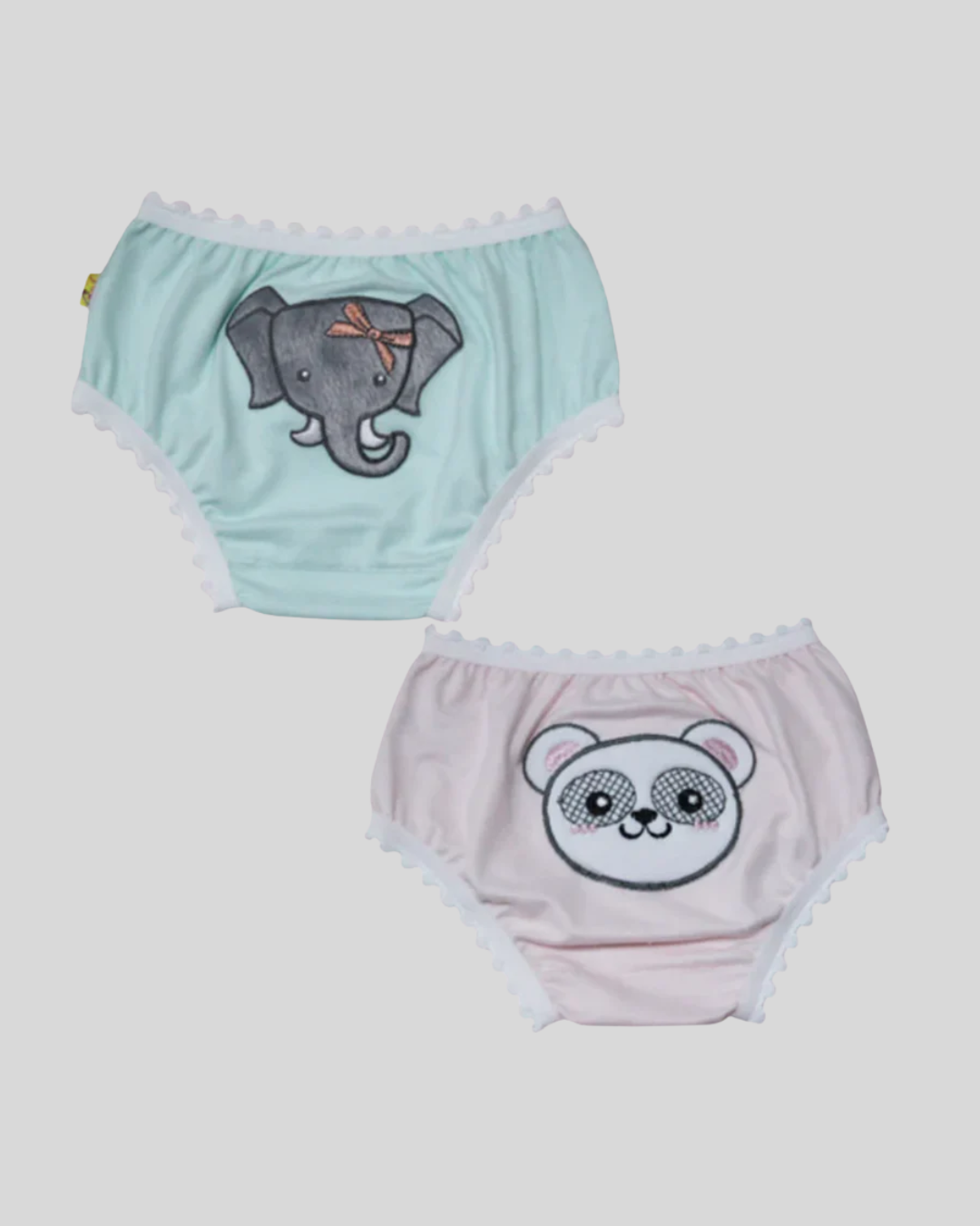 Kit 2 Calcinhas Baby Aveludada