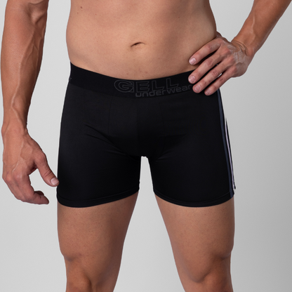 Kit 3 Cuecas Boxer Microfibra Com Bojo E Viés Triplo