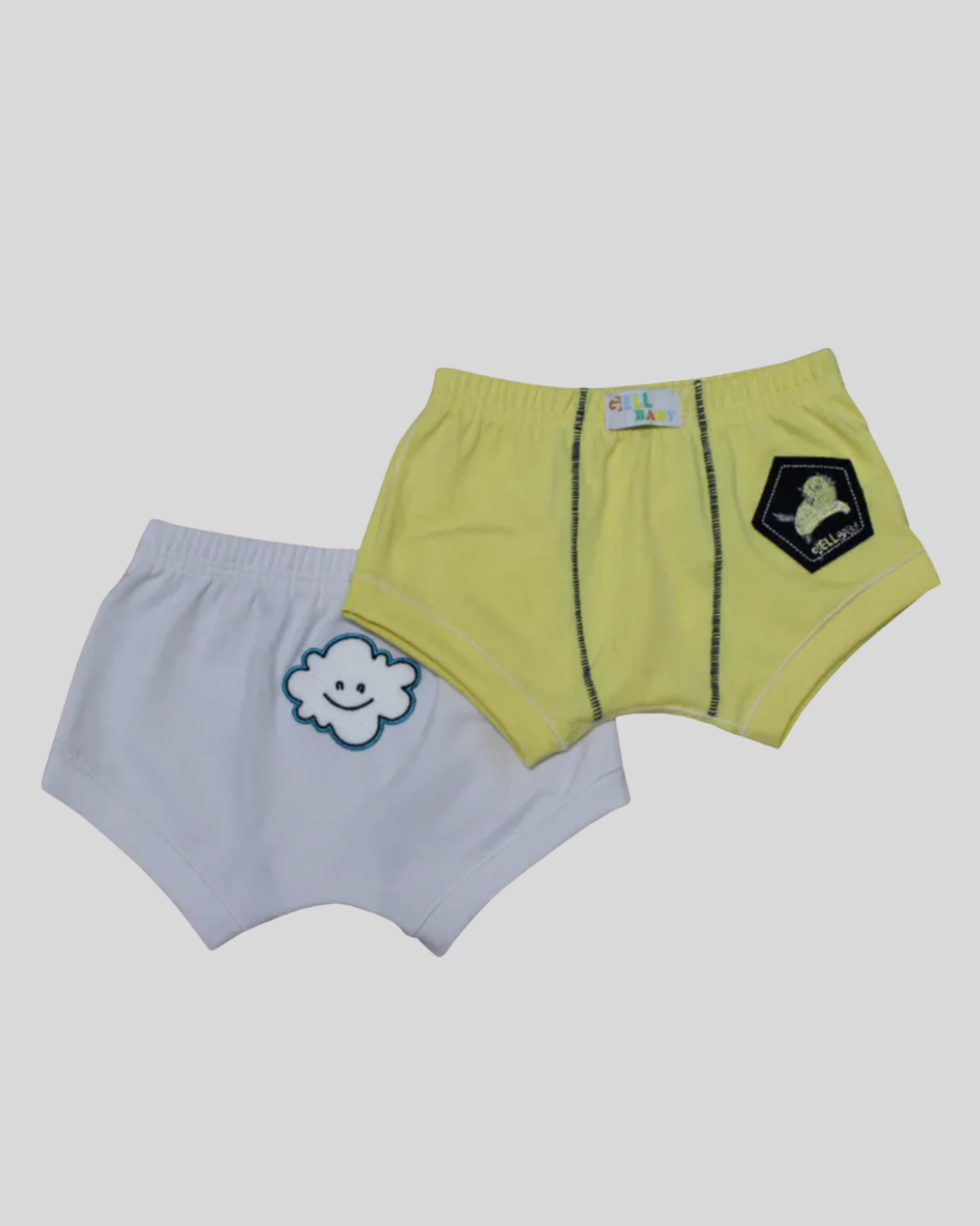 Kit 2 Cuecas Sunga Baby Cotton Com Bordado