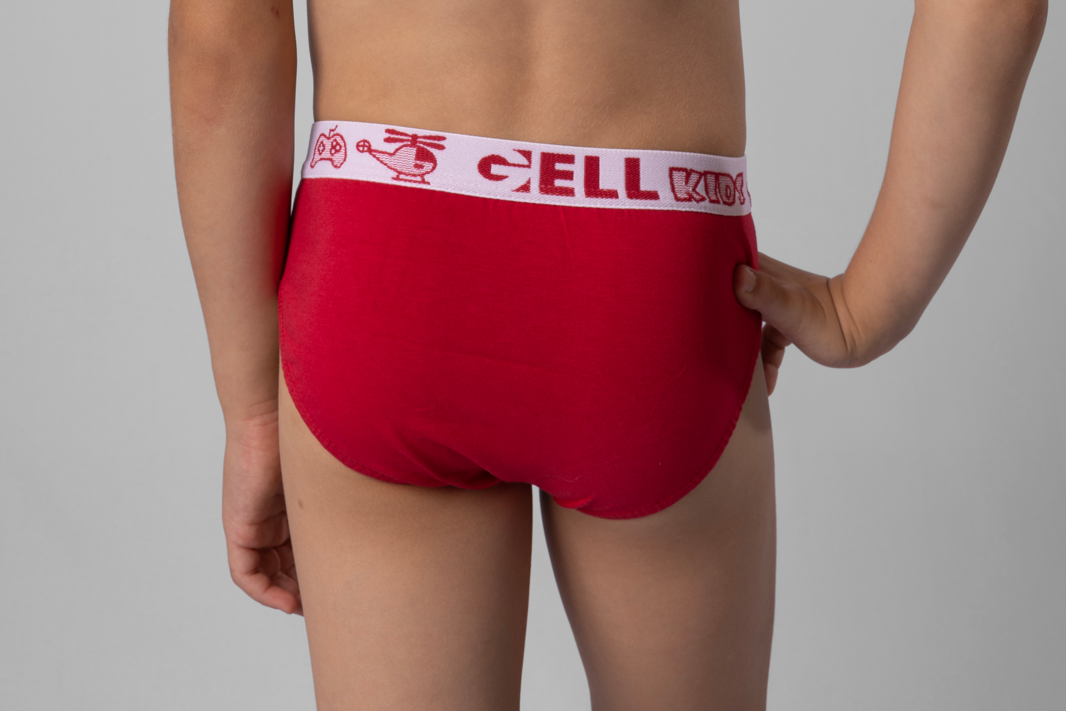 Kit 2 Cuecas Slip Kids Cotton