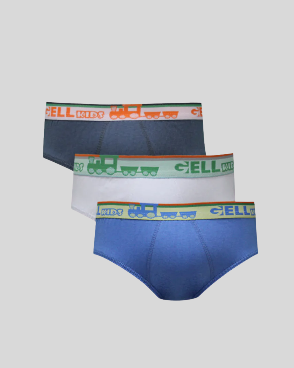 Kit 3 Cuecas Slip Kids Algodão Elástico Personalizado