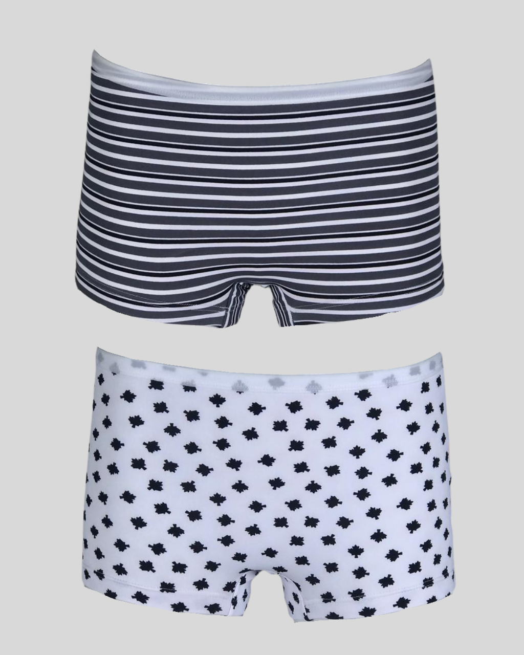 Kit 2 Calcinhas Boxer Kids  Microfibra Estampada