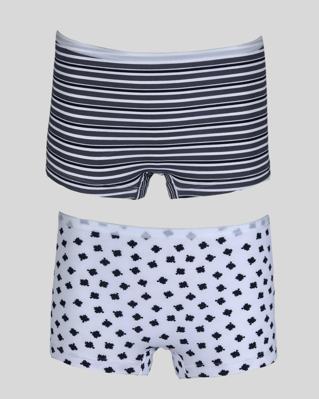 Kit 2 Calcinhas Boxer Kids  Microfibra Estampada