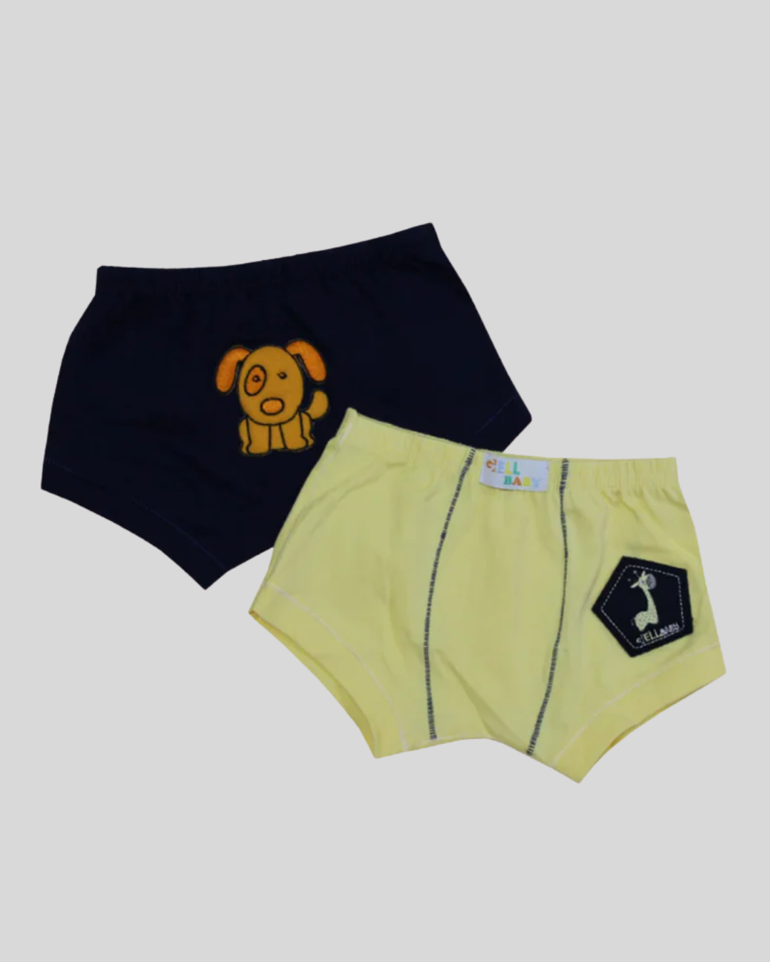 Kit 2 Cuecas Sunga Baby Cotton Com Bordado