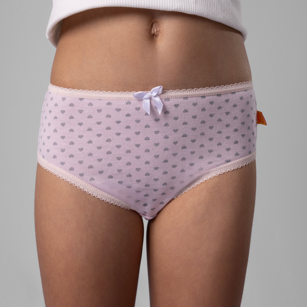 Kit 3 Calcinhas Kids Pv Bolinhas