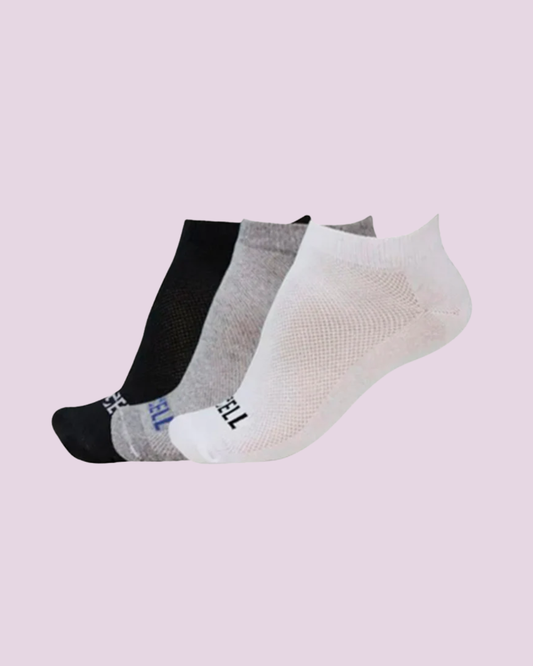 Kit 3 Meias Invisíveis Gell Sortida