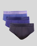 Kit 3 Cuecas Slip Jovem Microfibra