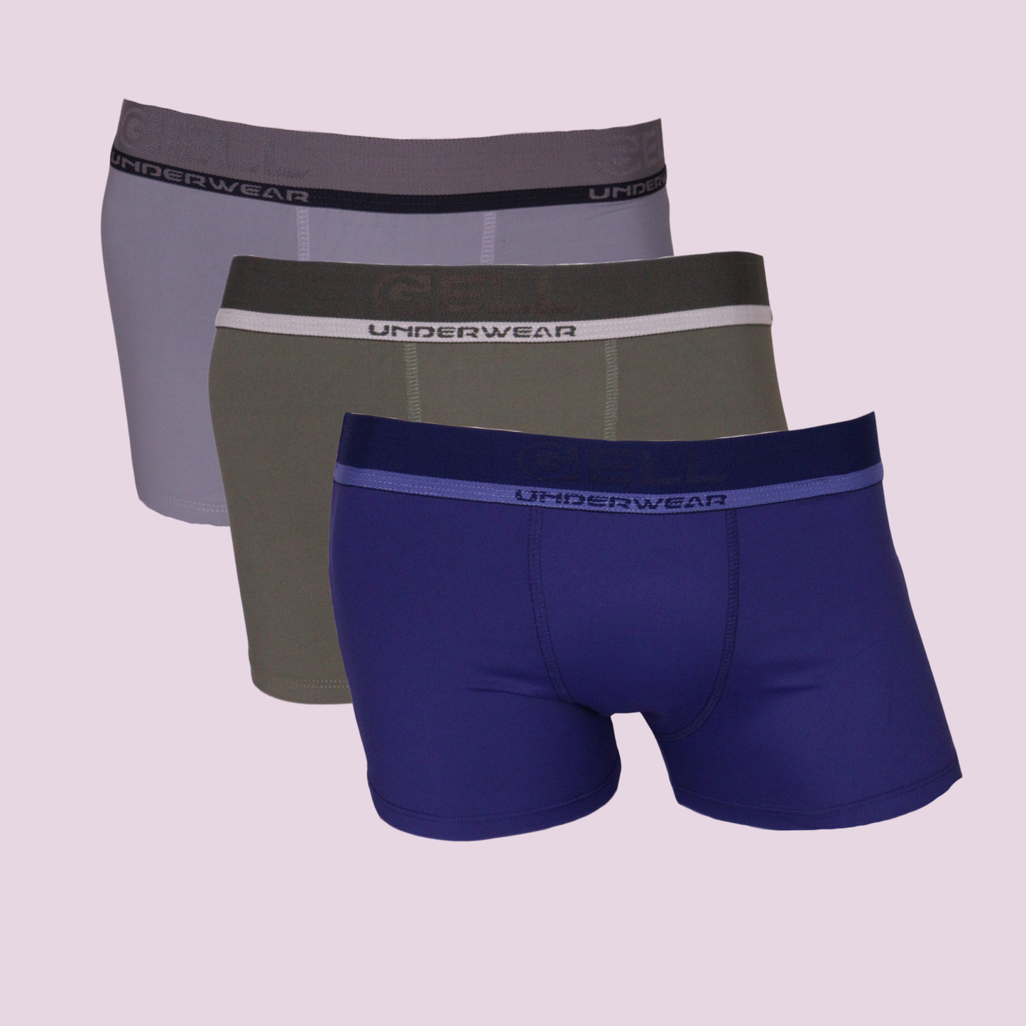 Kit 3 Cuecas Sunga Boxer Microfibra