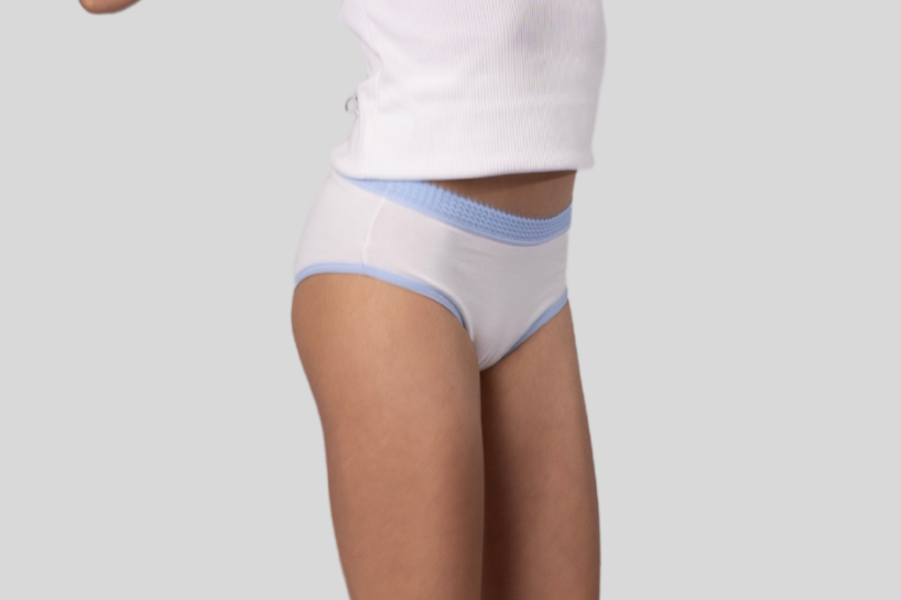 Kit 3 Calcinhas Kids Malha Off White