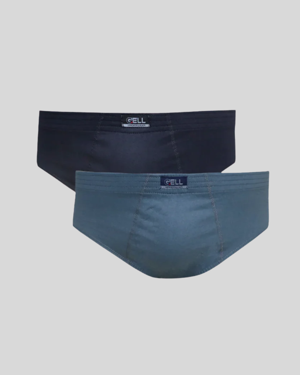 Kit 2 Cuecas Slip Plus Size Algodão Elástico Embutido
