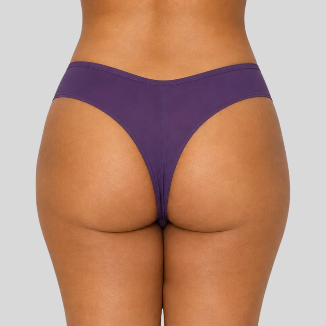 Calcinha Fio Duplo Plus Size Microfibra Com Compressão E Renda